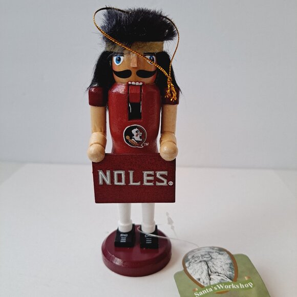 Florida State University Noles Nutcracker Ornament Santas Workshop Seminoles - Picture 10 of 10